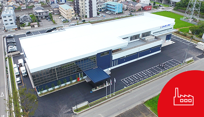 自社工場で修理を行います